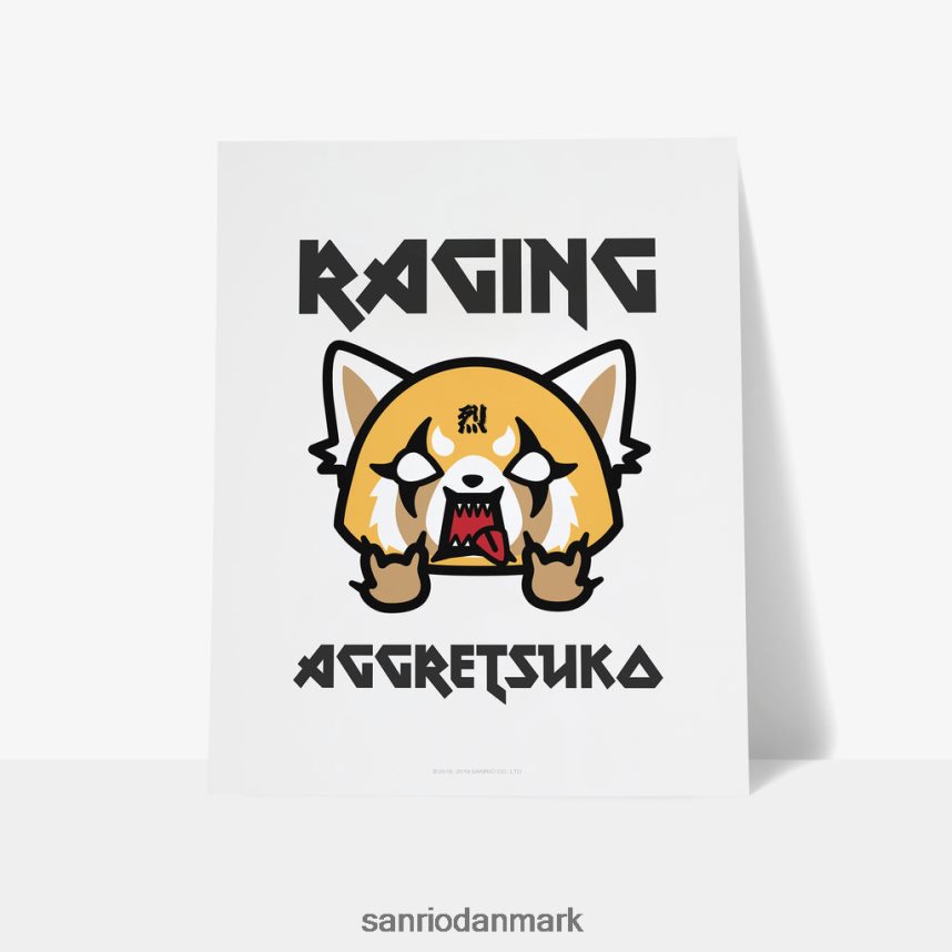 tilbehør Sanrio aggretsuko raging personlig kunsttryk LX86R262