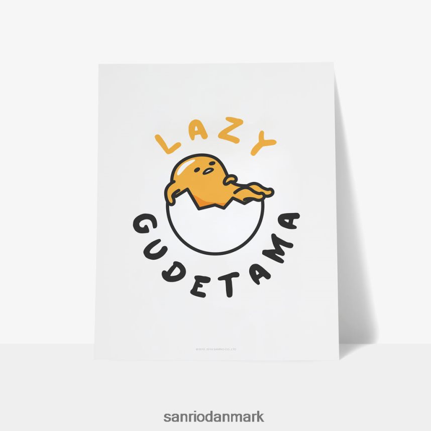 tilbehør Sanrio gudetama doven personlig kunstprint LX86R264