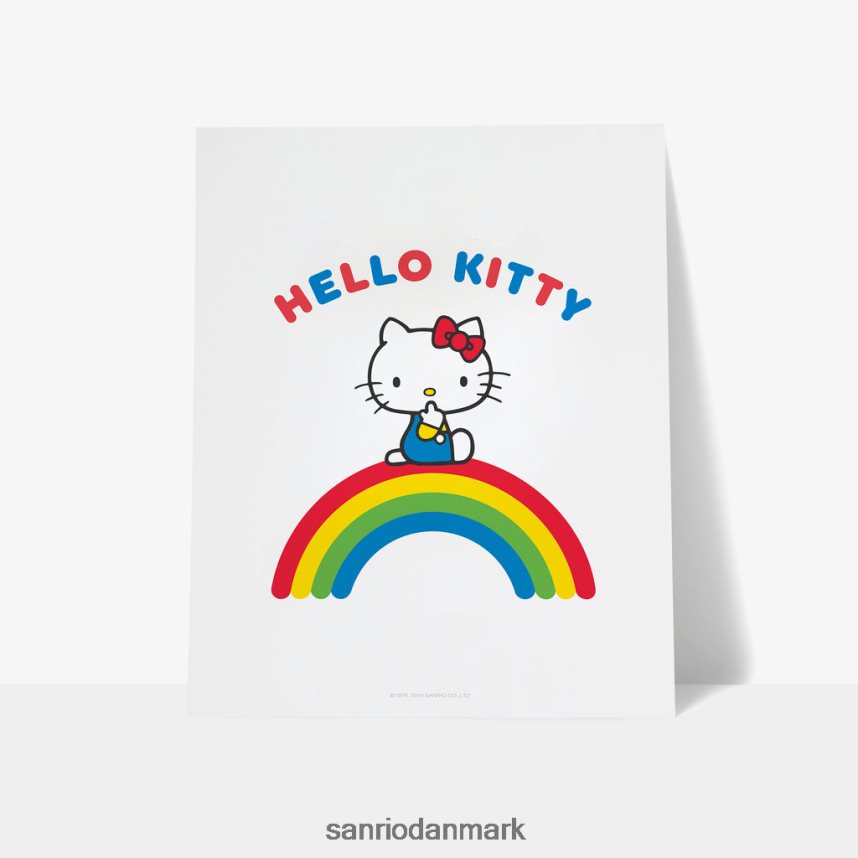 tilbehør Sanrio hello kitty rainbow personligt kunsttryk LX86R255