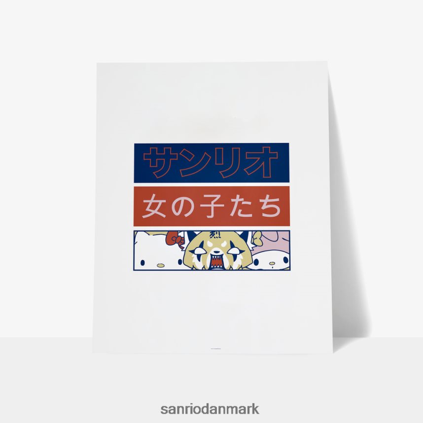 tilbehør Sanrio piger japansk logo kunst print LX86R23