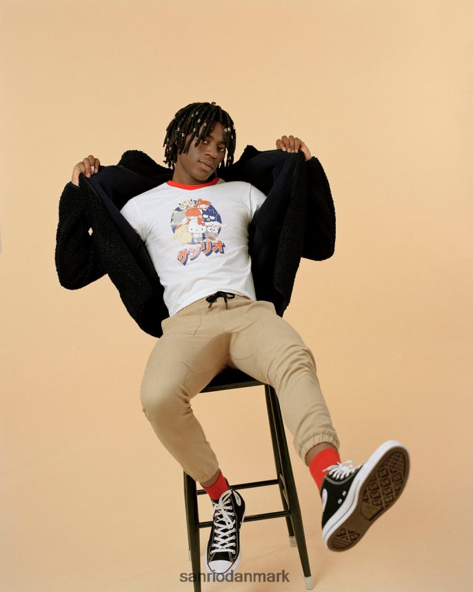 tøj Sanrio gruppe japansk logo ringer t-shirt LX86R213